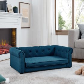 Elegant Rectangle Pet Bed for Medium and Large Dogs, Durable Elevated Dog Sofa Bed, Comfortable Dog Couch, Modern and Stylish Dog Sofa for Large Dogs